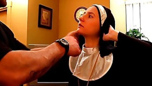 Nun getting frozen